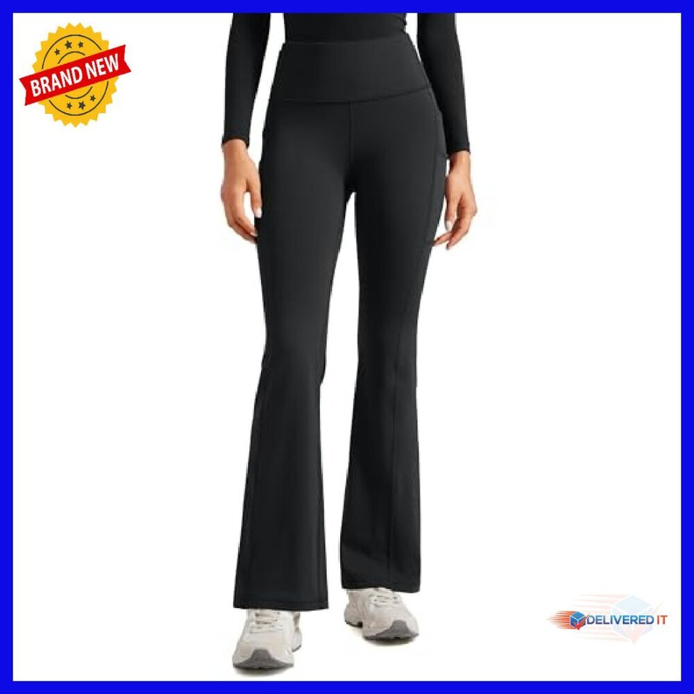 High Waisted Medical Scrub Pants 31" Inseam 7 Pockets Wide Leg - Picture 2 of 7